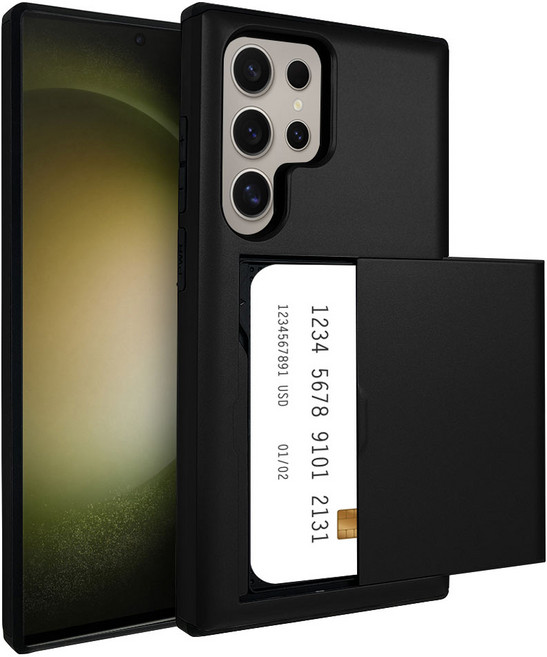 더조은셀러 심플리 슬라이드 카드 2장 수납 범퍼 케이스