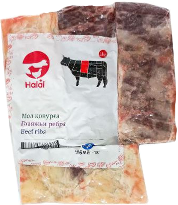 [HALAL+] Beef Ribs 1kg 할랄 소 갈비, 1개