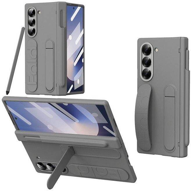 YINUO 갤럭시 폴드 케이스 핸드폰 힌지보호 그립 커버+with S펜