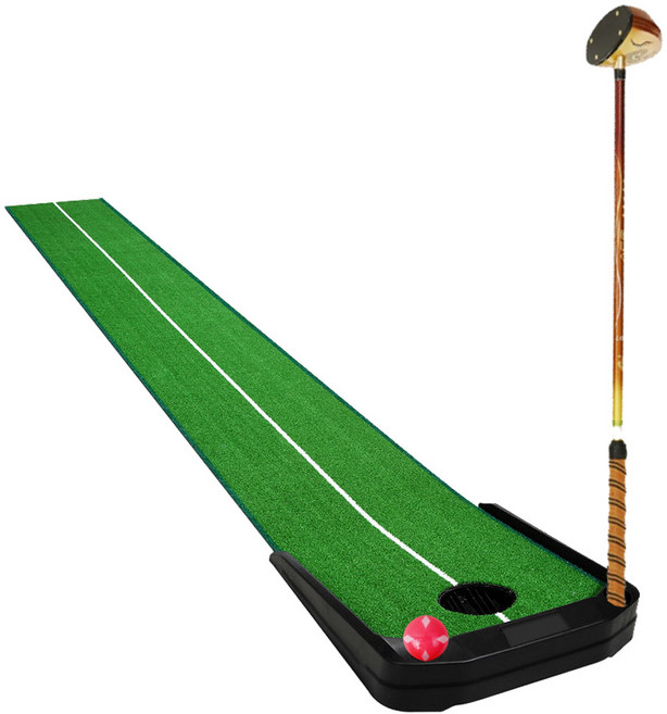 자동 리턴 파크골프 연습매트 3m 특허 제품 실내 연습, 1개, 이미지참조