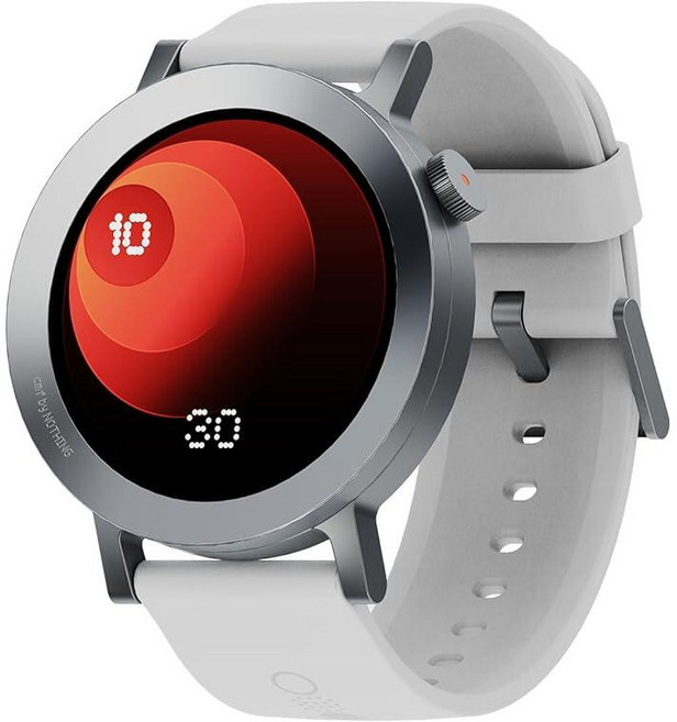 CMF Watch Pro 2 남성용 여성용 스마트워치 심박수 기능이 있는 피트니스 트래커 SPO₂ 모니터링 120가지 스포츠 모델 AI 소음 감소 기능이 있는 블루투스, Ash Grey, 1개, 애쉬 그레이