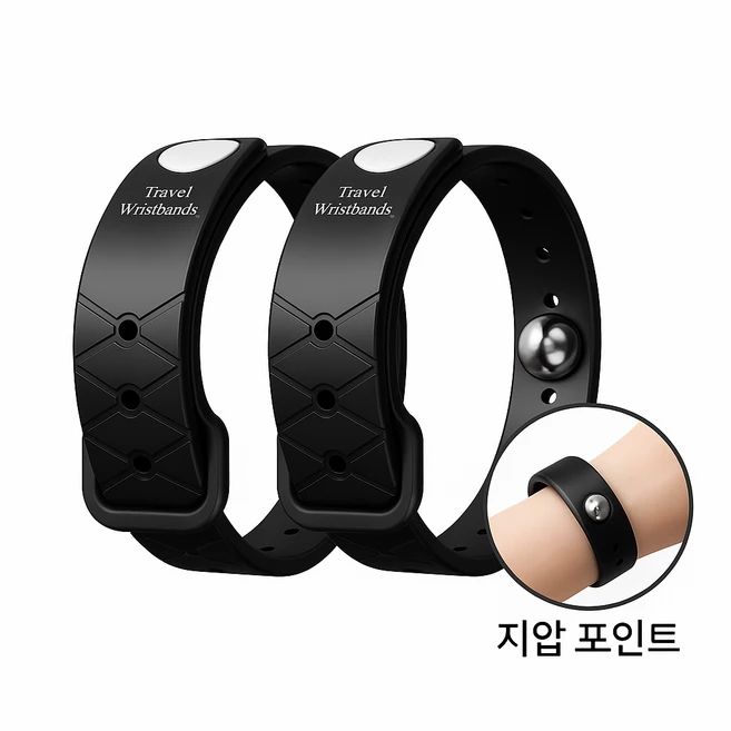 플리브 임산부 입덧 차량 배 멀미방지 밴드, 1세트 - 쿠팡