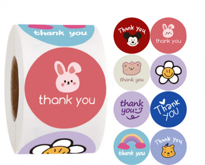 헬레나스토어 귀요미 땡큐스티커, 1개