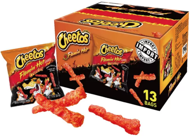 奇多 Cheetos 火辣起司玉米棒 13包入 460公克, 460g, 1箱