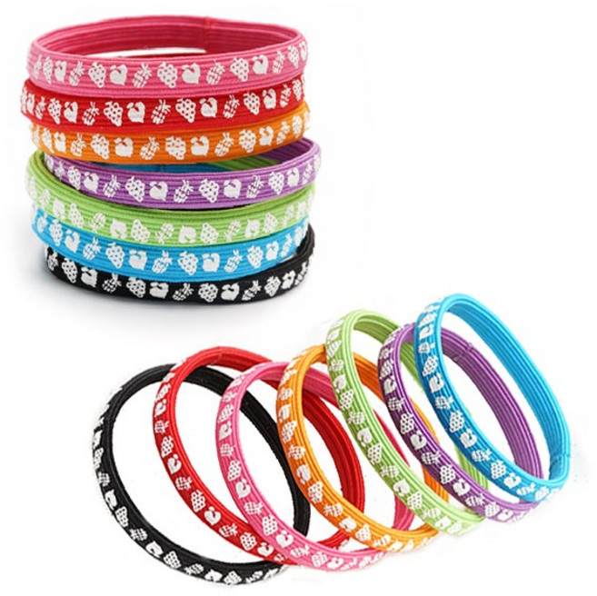 이쁨달다 국산 짱짱 튼튼 혼합칼라 머리끈 10개세트 매듭없는 스포츠 패션 헤어링 슈슈