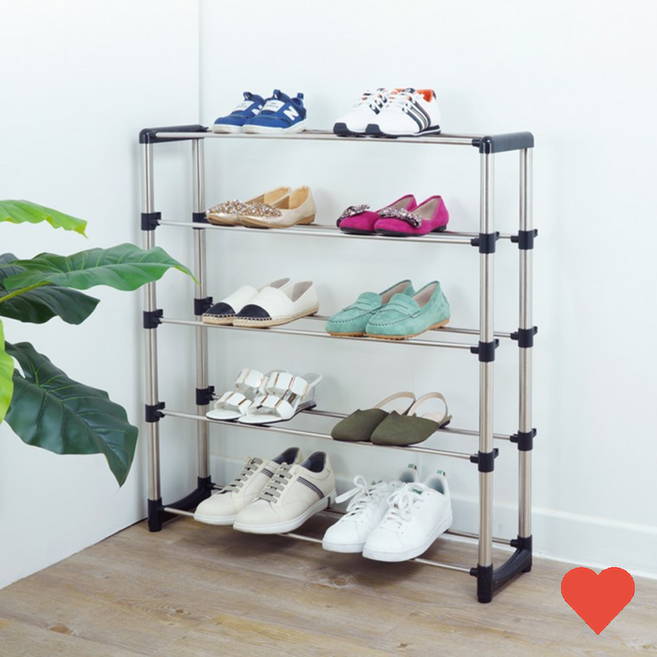 고급형 올스틸 현관신발장 조립식신발장 신발정리대, 올스틸신발정리대 5단 스몰, 1개