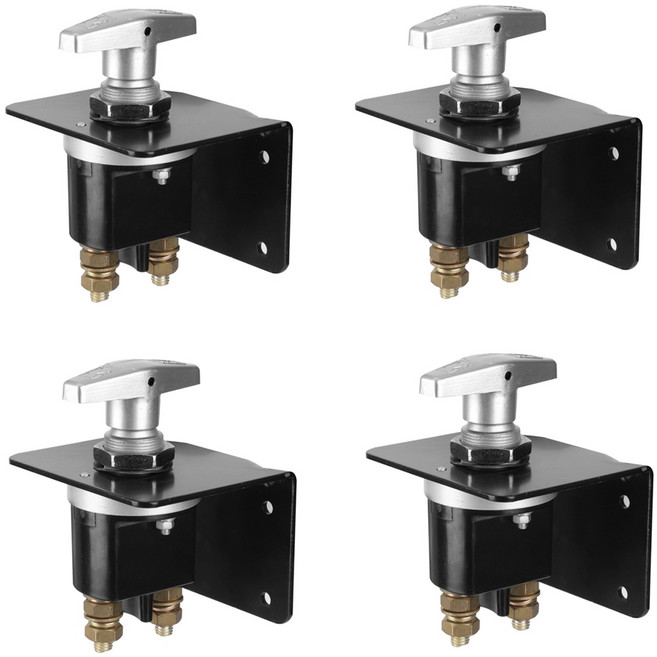 발통마켓 배터리차단기 12V 24V 48V 킬스위치 300A-1500A, 4개, 915ml