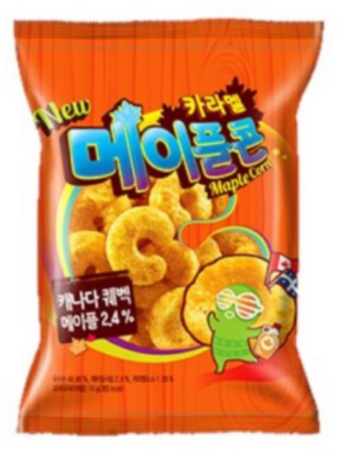 크라운 카라멜콘 메이플, 74g, 4개