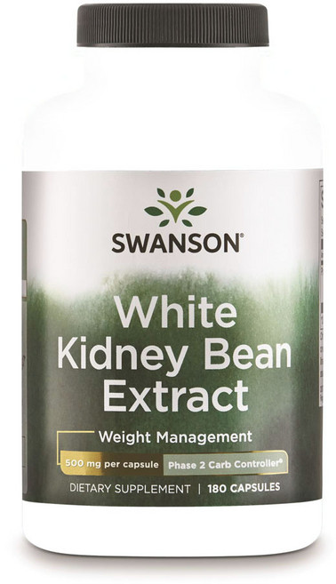 Swanson 斯旺森 白腎豆萃取膠囊 500mg, 180顆, 1罐