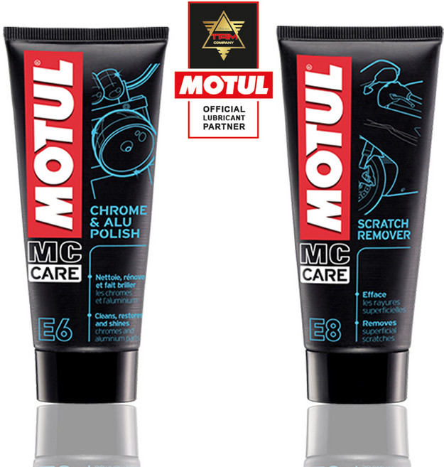 공식 수입원 정품 모튤 MOTUL MC Care E6 & Alu Polish E8 Scratch 스크레치 리무버, 1개, 100ml