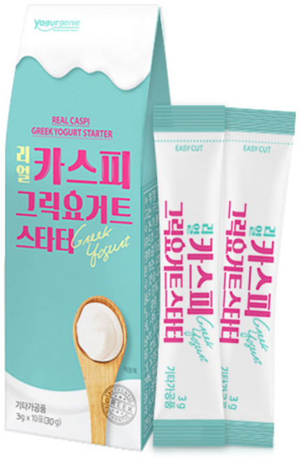메이준뉴트리 리얼 카스피 그릭요거트 스타터 파우더, 3g, 10개입, 1개