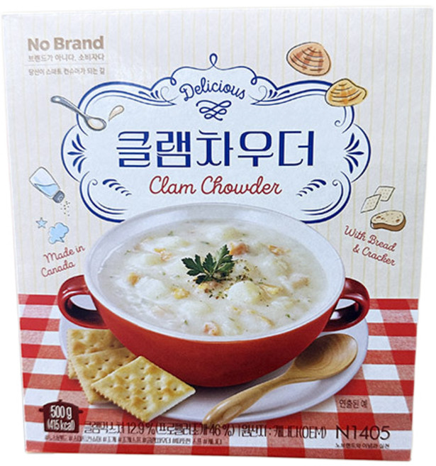 클램차우더, 500g, 1개