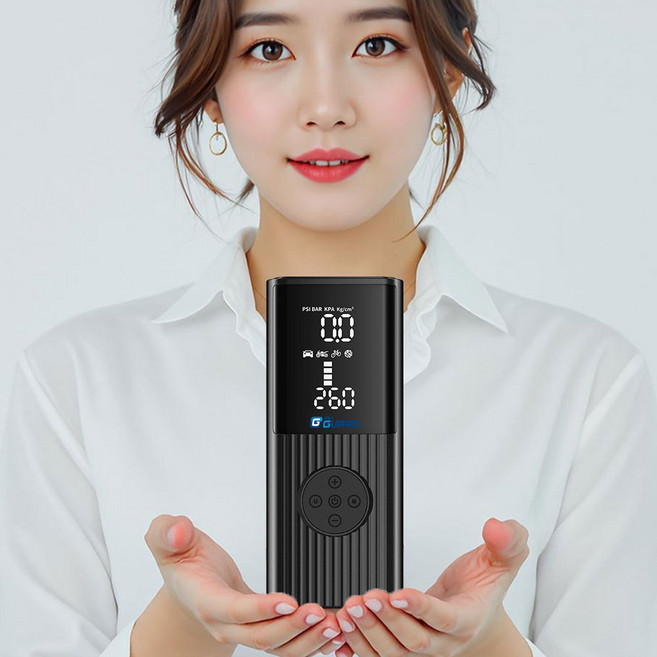 닥터가드 자동차 타이어 무선 공기주입기, 1개