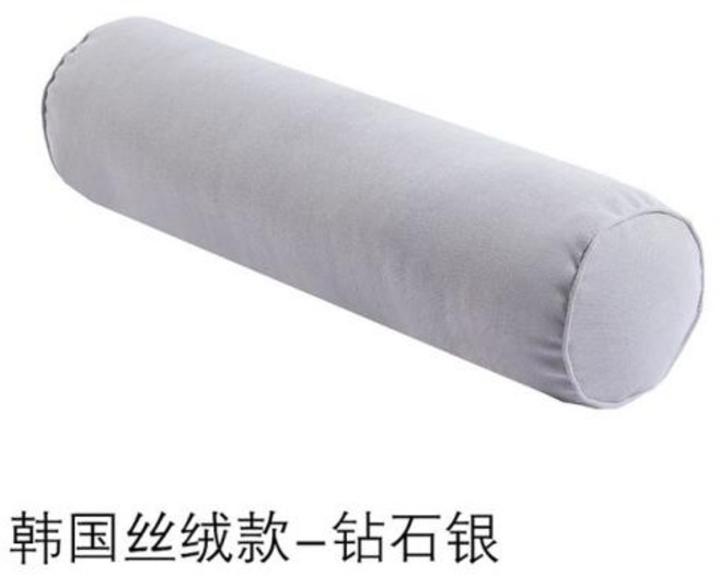 거북목베개경추일자목베개커버 2024 대형 긴 원통형 캔디 베개 마사지 샵 발 탈착식 및 세탁 가능 침대 수면 허리 목디스크숙면코골이, 15x60cm, 7) light grey - 15x60cm, 1개