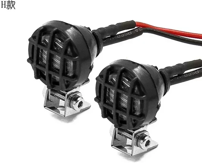 18-20mm 레트로 라운드 지붕 라이트/크로스 컨트리 서치 헤드 범퍼 1/10 시뮬레이션 Rc 자동차 Trx4, 06 H