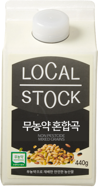 [로컬스톡] 국내산 무농약 혼합곡, 1개, 440g