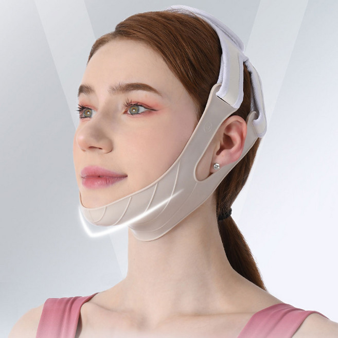 슬림핏 얼굴 리프팅 브이밴드, 1개