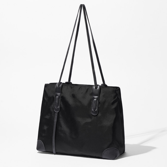 리코 가벼운 2단수납 나일론 빅 쇼퍼백 보부상 숄더백