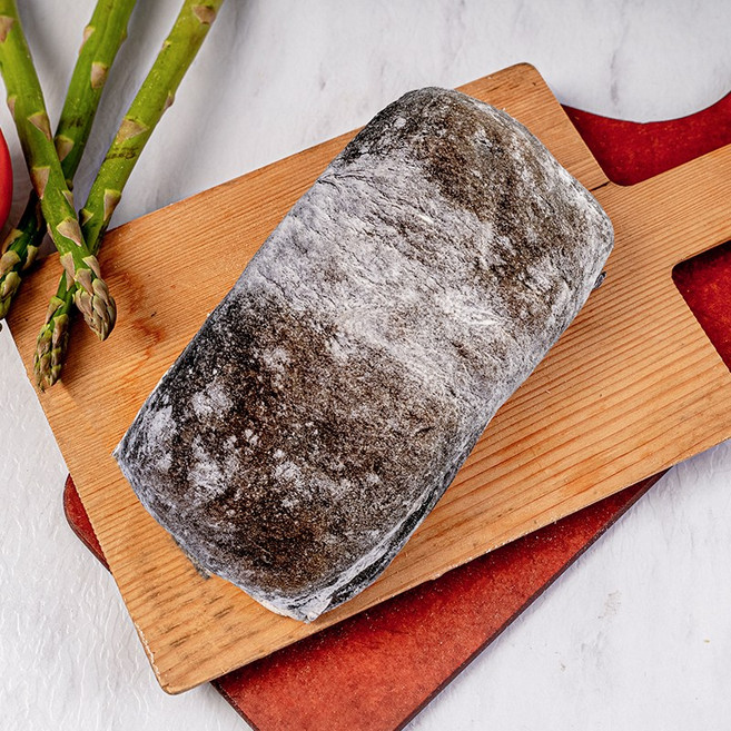 먹물 치아바타 X40개(1박스)/샌드위치전용 수제빵 식전빵, 40개, 150g