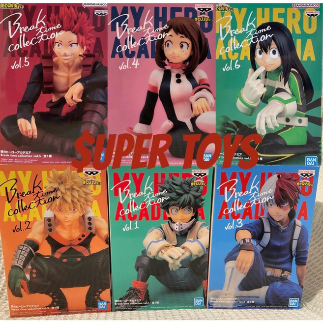 Banpresto 我的英雄學院 Break time collection 公仔, 1個, 麗日