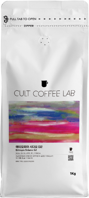 컬트커피랩 과일향미 산미 에티오피아 시다모 G2 싱글오리진 커피원두 당일로스팅, 1kg, 1개, 홀빈(분쇄안함)