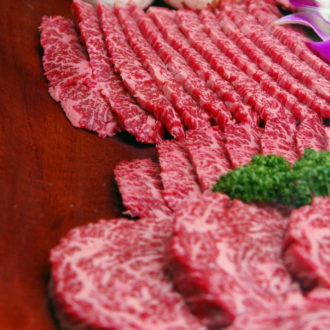 아빠가고른 한우 설깃살 투뿔 한우 로스 구이용 눈꽃설깃살, 2개, 200g