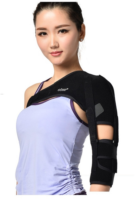 어깨 아대 밴드 보호대 작업 소포츠 군인 회전근 앰프 뇌졸중 편마비 아 탈구 탈구 회복 재활을위한 지원 팔 슬링, 오른쪽 어깨, 1개