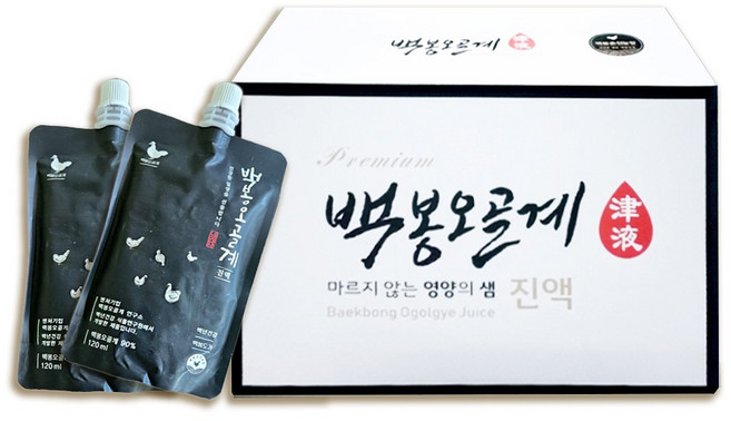 굿소일프레시 자연방사 백봉오골계 홍삼 즙 액기스 오리지널, 1개