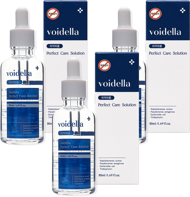 의약외품 보이델라 퍼펙트 케어 토탈 솔루션 피부 곰팡이균 살균, 50ml, 3개, 1개입
