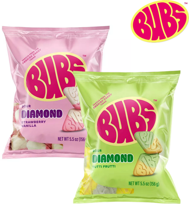 [BUBS] [1+1] 스웨디시 젤리 스웨덴 BUBS 젤리 156g 2종 BUBS Swedish Candy
