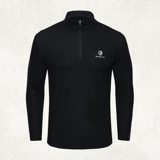 가볍고 편하고 활동적인 블랙야크 BLACKYAK BLACK YAK 남성 마칼루 집업티_BK 바람막이 등산화 백팩