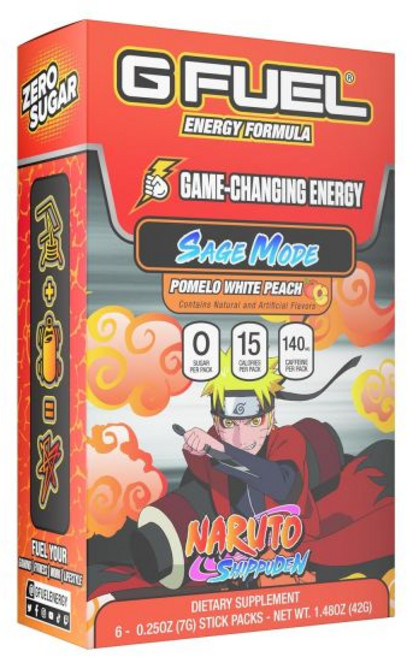 G Fuel 과일 가루 분말 파우더 퓨얼 하이프 소스 에너지 팩 무설탕 깨끗한 카페인 집중 보조제 물 혼합용 라즈베리 레모네이드 맛 아미노 비타민 항산화제 블렌드 6개 스틱 0, 포멜로 화이트 피치