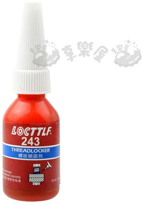 LOCTTLF 243 螺紋鎖固劑, 1個, 10ml