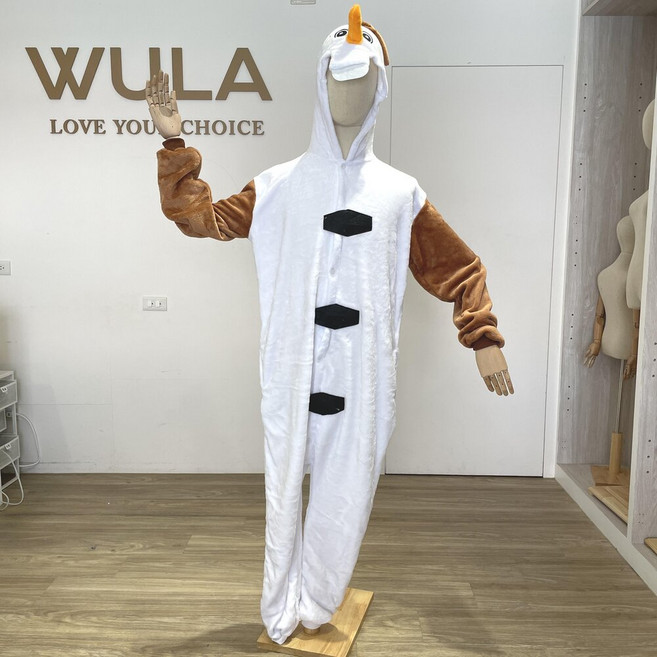 雪寶大人版連帽造型服裝
