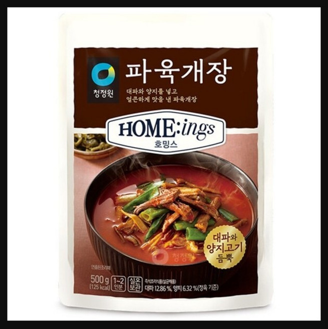 호밍스 파육개장, 500g, 2개