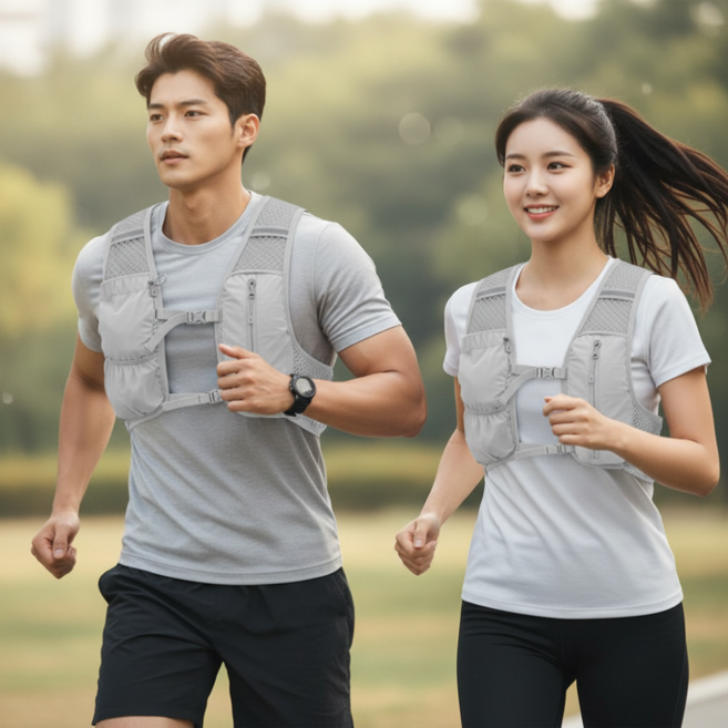 초경량 러닝조끼 트래킹조끼 경량 야간반사 등산 조깅용 통풍 운동조끼 자전거조끼 라이딩 운동백팩
