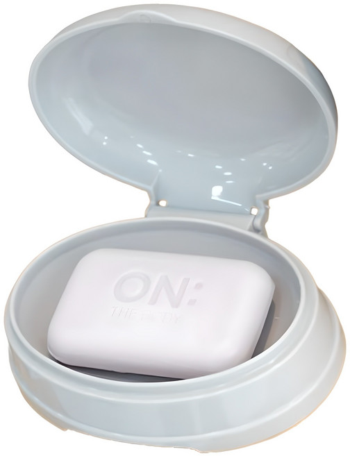 보노하우스 칵투스 커버형 비누 받침대, 그레이, 1개