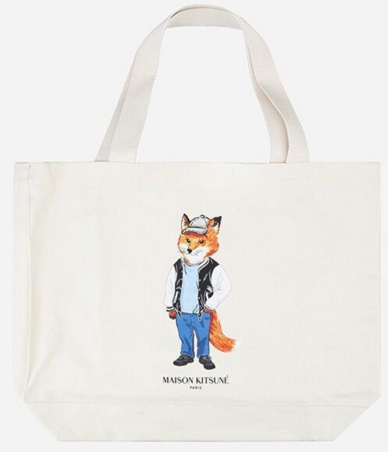 [백화점정품] 메종키츠네 숄더백 5F PM05107WW9042 P700 드레스드 폭스 토트백 에크루 여성 가방 크로스백