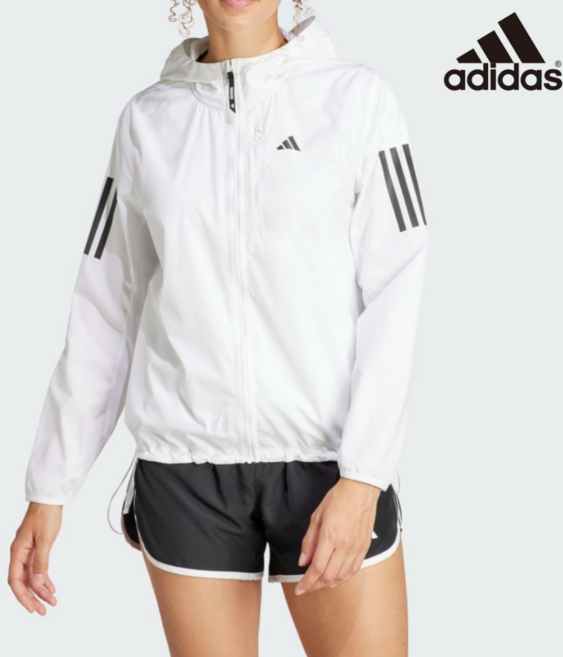 아디다스 바람막이 여성 크롭 후드집업 윈드브레이커 러닝 런닝 자켓