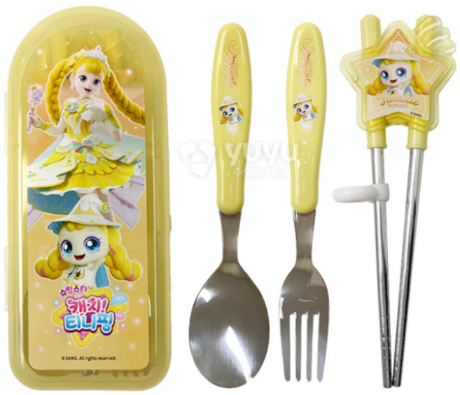 캐치티니핑5 수저포크케이스세트-빤짝핑 올인원 교정용 YP5473 (S0088), 캐치티니핑5-S0088, 캐치티니핑5-S0088/, 1개