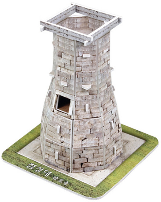 한국사 입체퍼즐 - 신라 첨성대 (소), 단품, 1피스, 1개