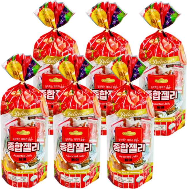 동아제과 종합제리, 500g, 6개