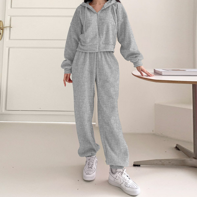 마이쏭 여성 다니후드집업트레이닝세트(기모)