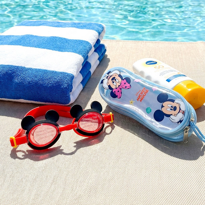 유아 아동 주니어 물놀이용 수영장 워터파크 캐릭터 고글수경, 1개, 단품