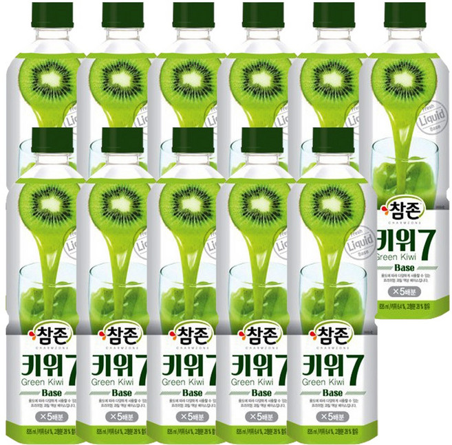 참존식품 키위7베이스 835ml, 11개