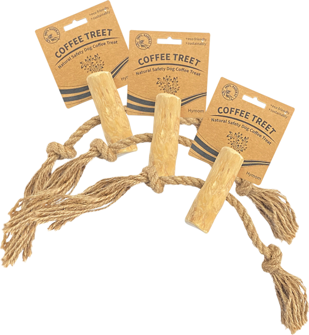 커피트릿 강아지 코튼로프 장난감 XS, 혼합색상, 3개