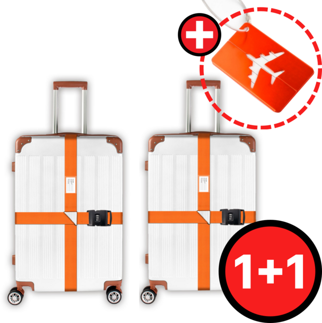 네임택무료증정 윤버블 캐리어 벨트 2개 세트