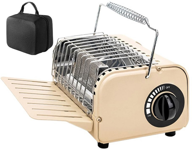 캠핑 스토브 1200W 텐트 수납 가방 조절 가능한 요리 히터 배낭 하이킹 겨울 낚시 레저 피크닉을 위한 야외 액세서리 사용하기 쉽습니다