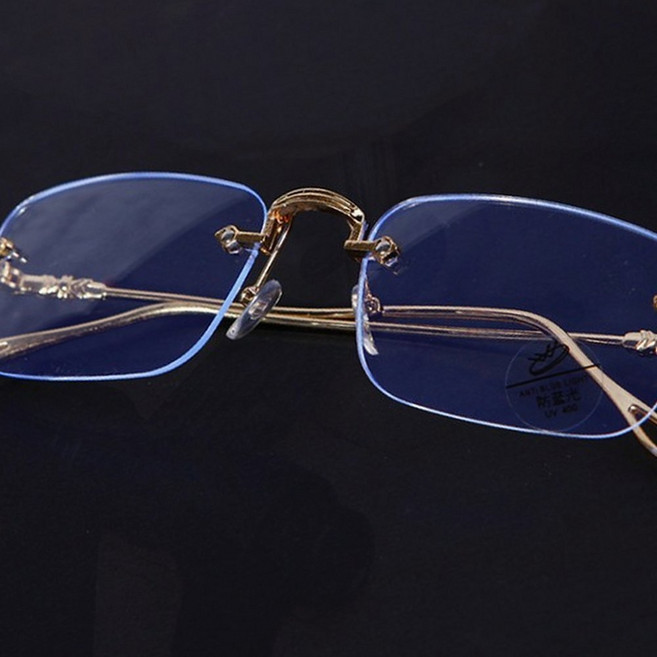 블루라이트 안경 차단 무테 남성 사무 컴퓨터 눈보호 독서