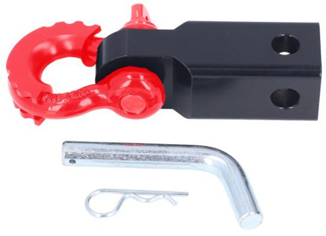 범용 샤클 히치 리시버 스틸 차량 복구 견인 액세서리 자동차 트럭 후크 2 인치